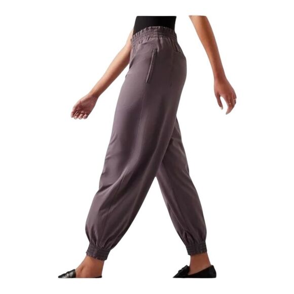 Athleta Savannah Jogger Pants Dusk Violet Featherweight Plus Size 20 NWOT - Picture 2 of 8
